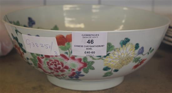 Chinese chrysanthemum? bowl